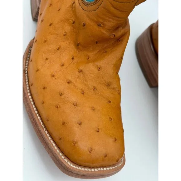 Women’s Caboots Custom Made Wide Calf Cowboy Boots Size 10
